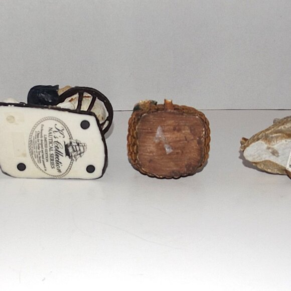3 Pc Vintage Resin Nautical Decor – 1990s K’s Collection & Others - Picture 5 of 11